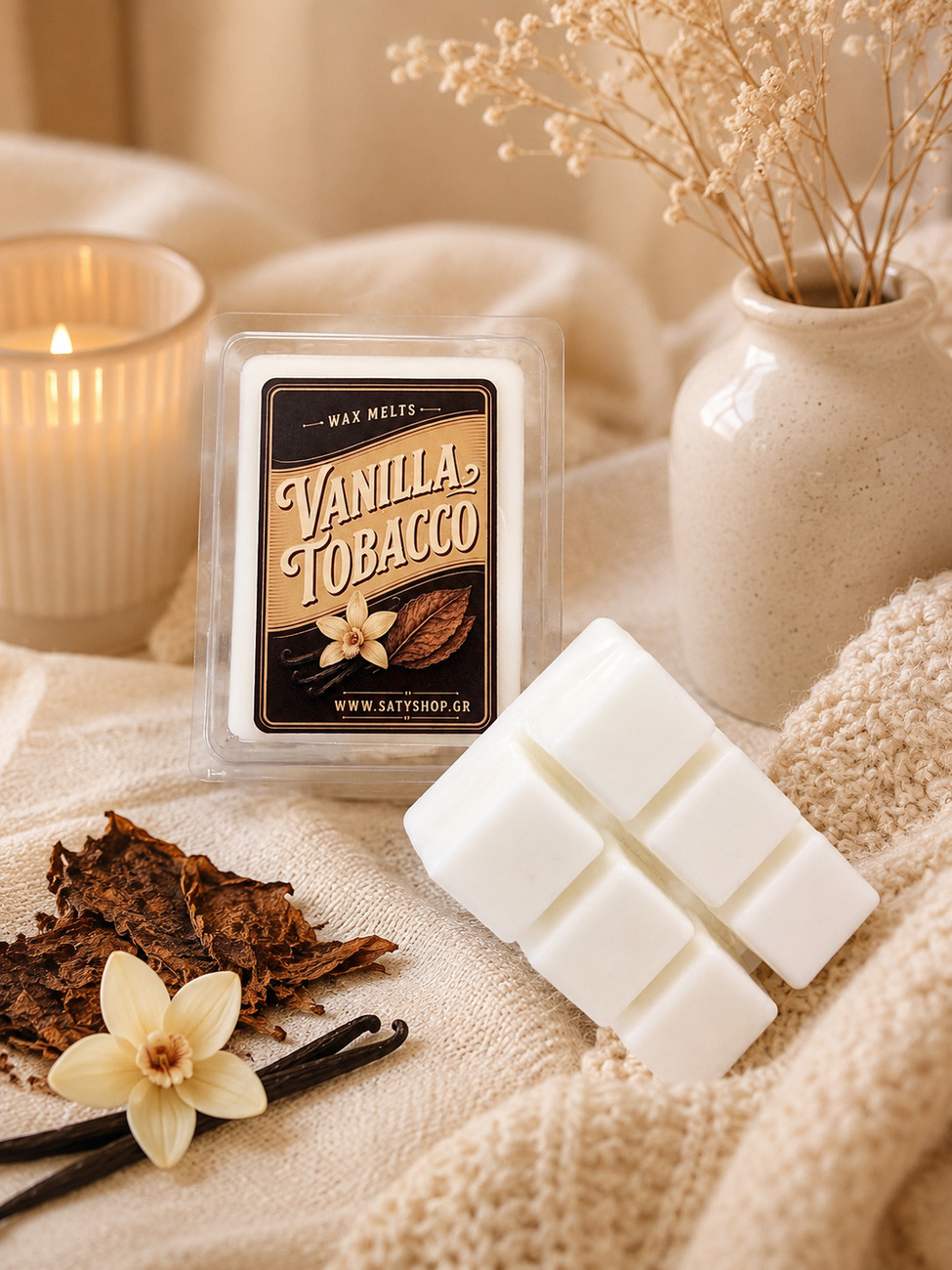  VANILLA TOBACCO WAX MELTS 70gr